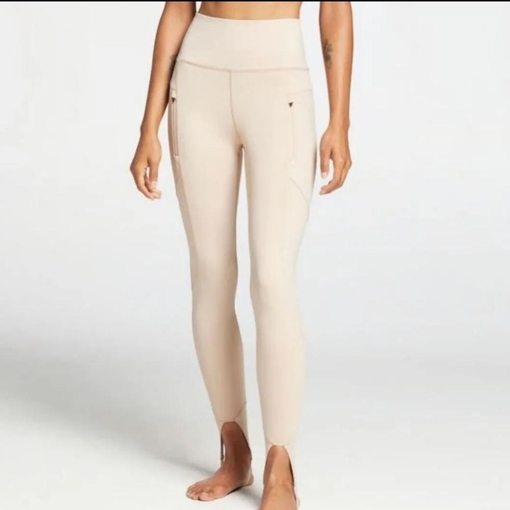 NWOT CALIA by Carrie Underwood Beige High-Waisted Leggings